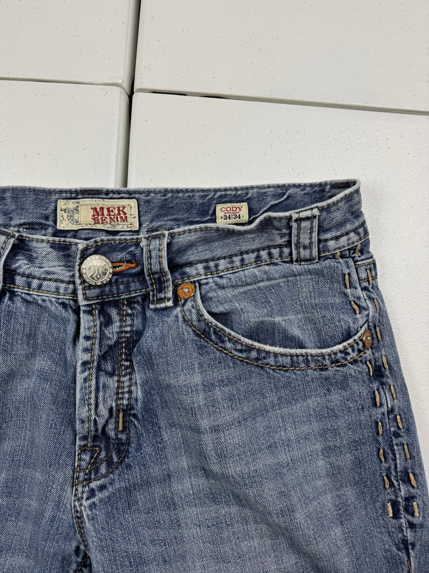 (34”) Y2K Mer Denim Jeans