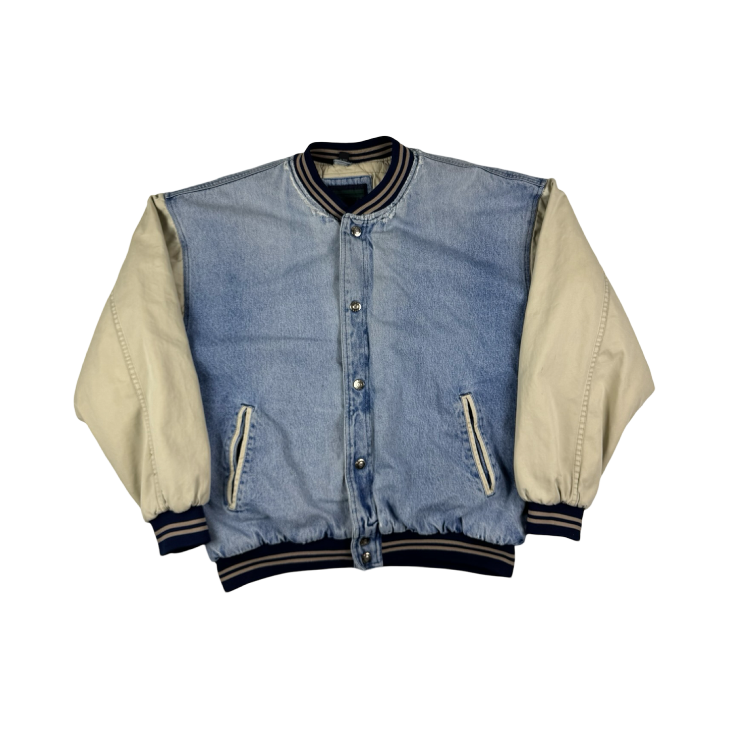 (L) Denim Bomber Jacket