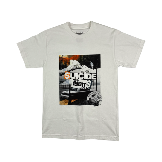 (S) G59 $uicideBoy$ New Orleans Police Department white T-shirt