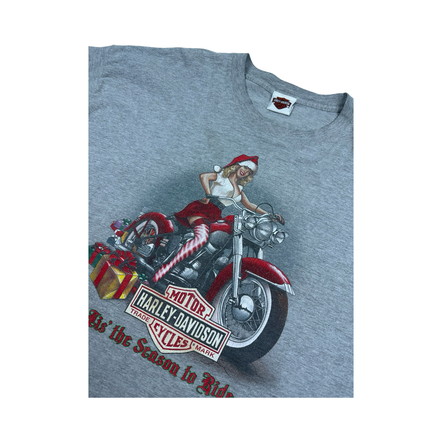 00’s Christmas Harley Davidson T-shirt