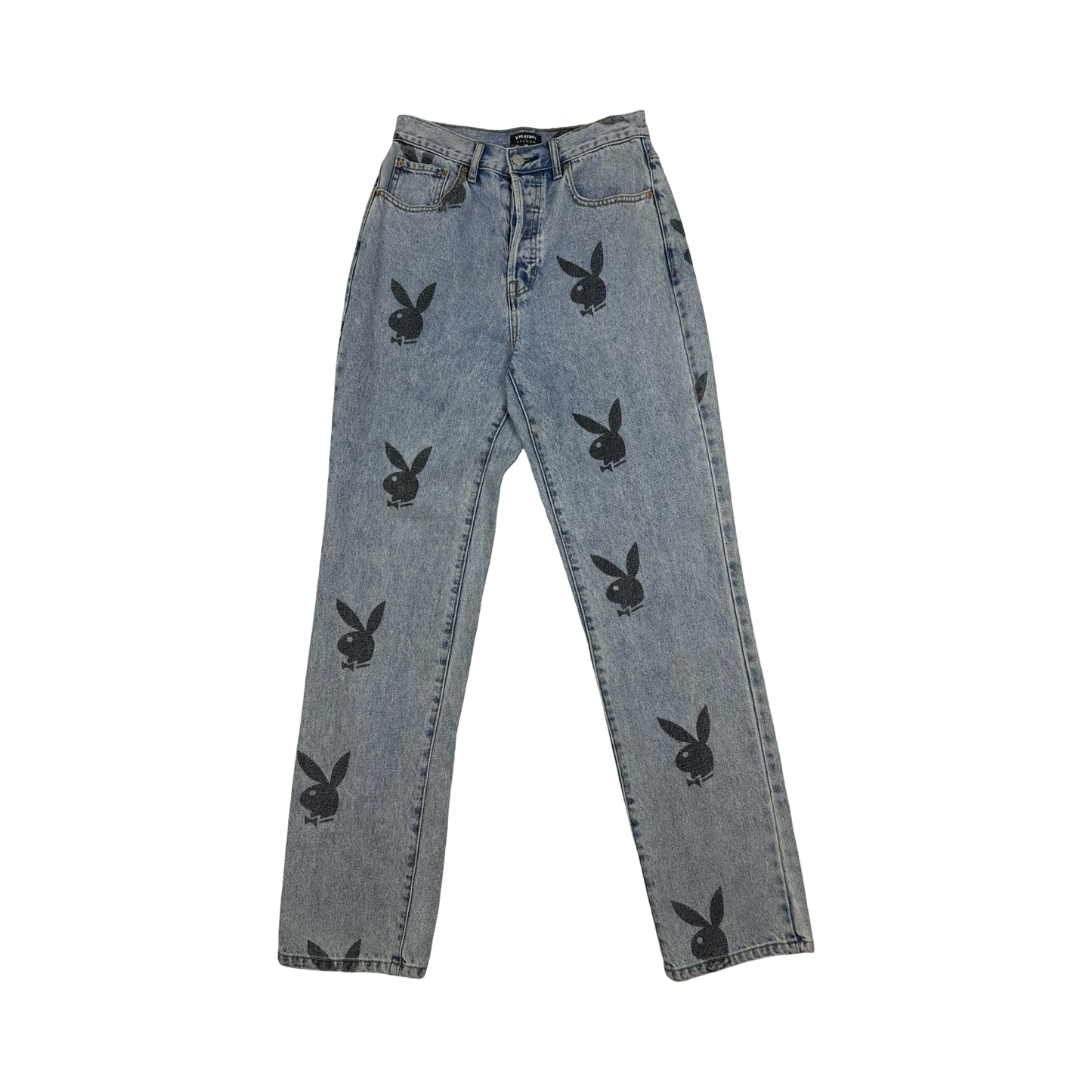 (6) playboy pacsun Denim pants