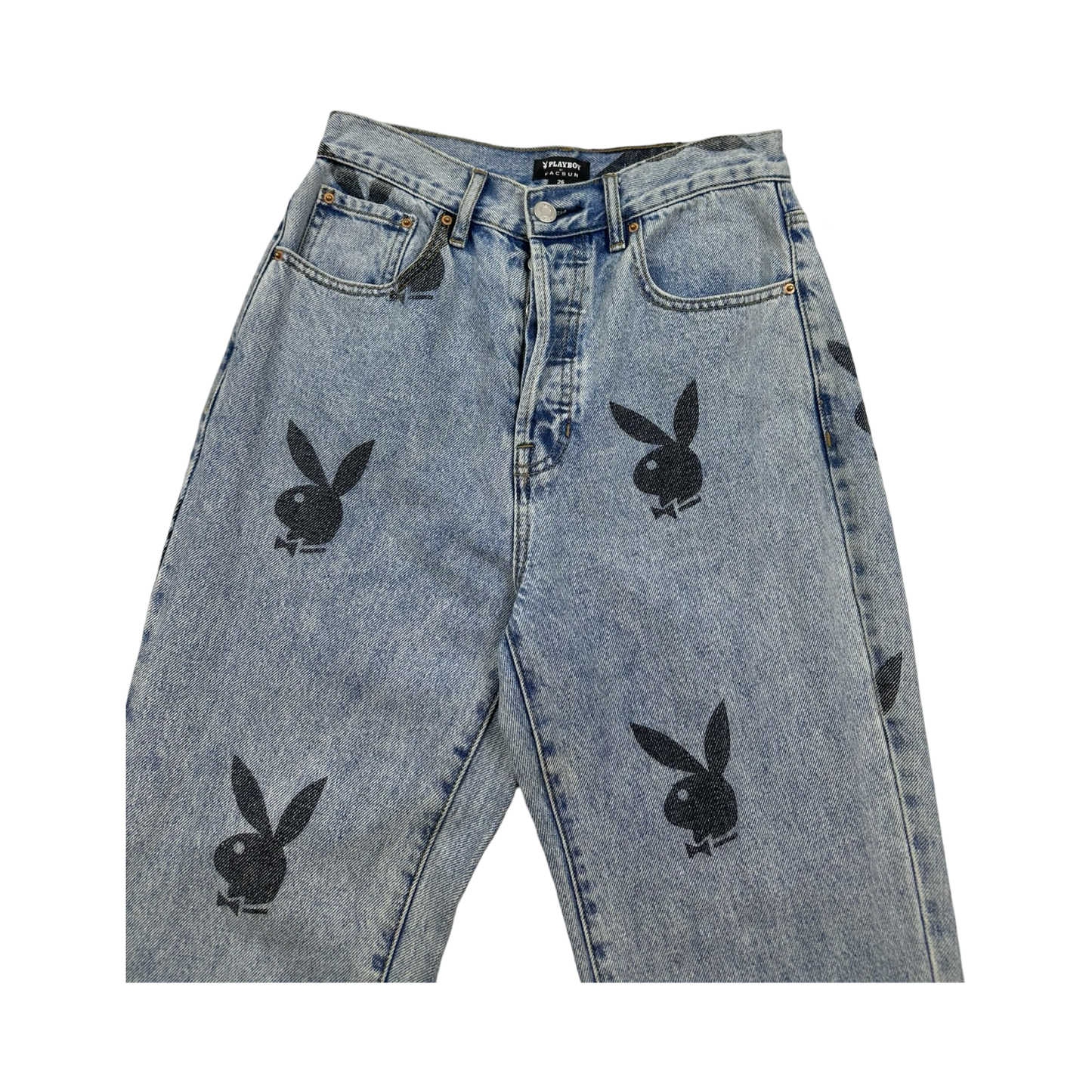 (6) playboy pacsun Denim pants