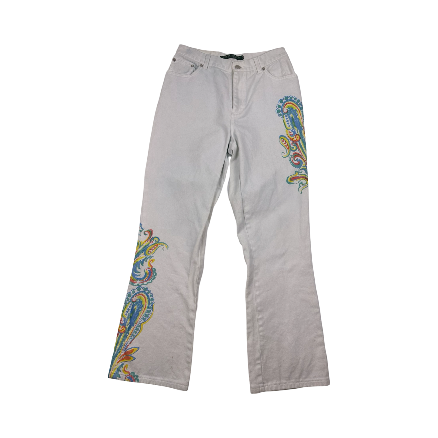 (4) Ralph Lauren Embroidered pants