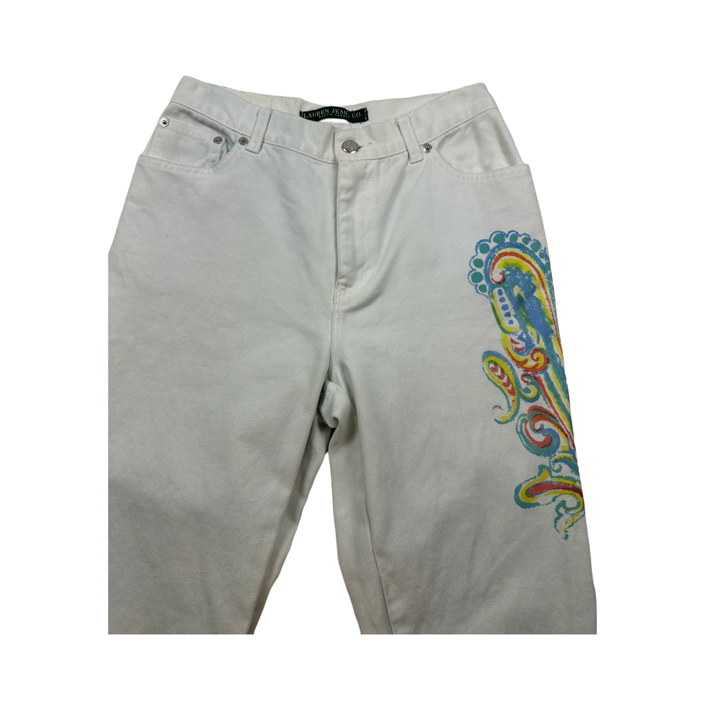 (4) Ralph Lauren Embroidered pants