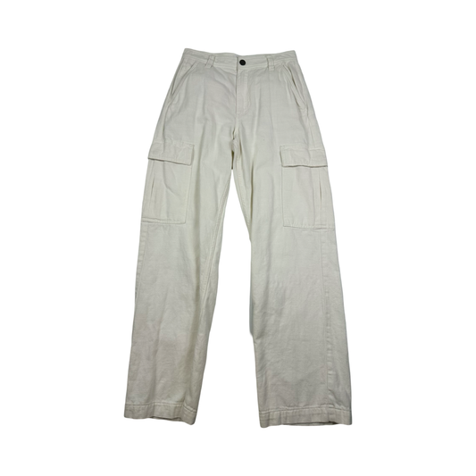 (34) white cargo pants