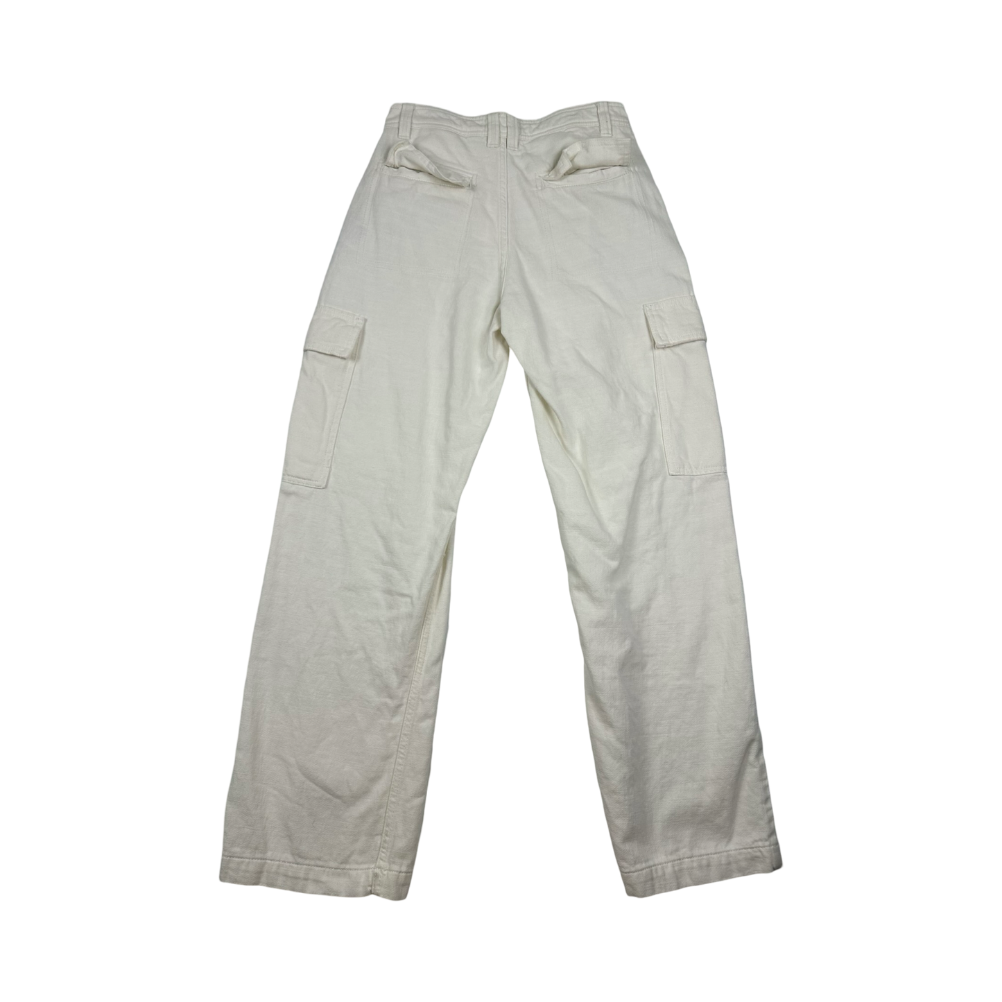 (34) white cargo pants