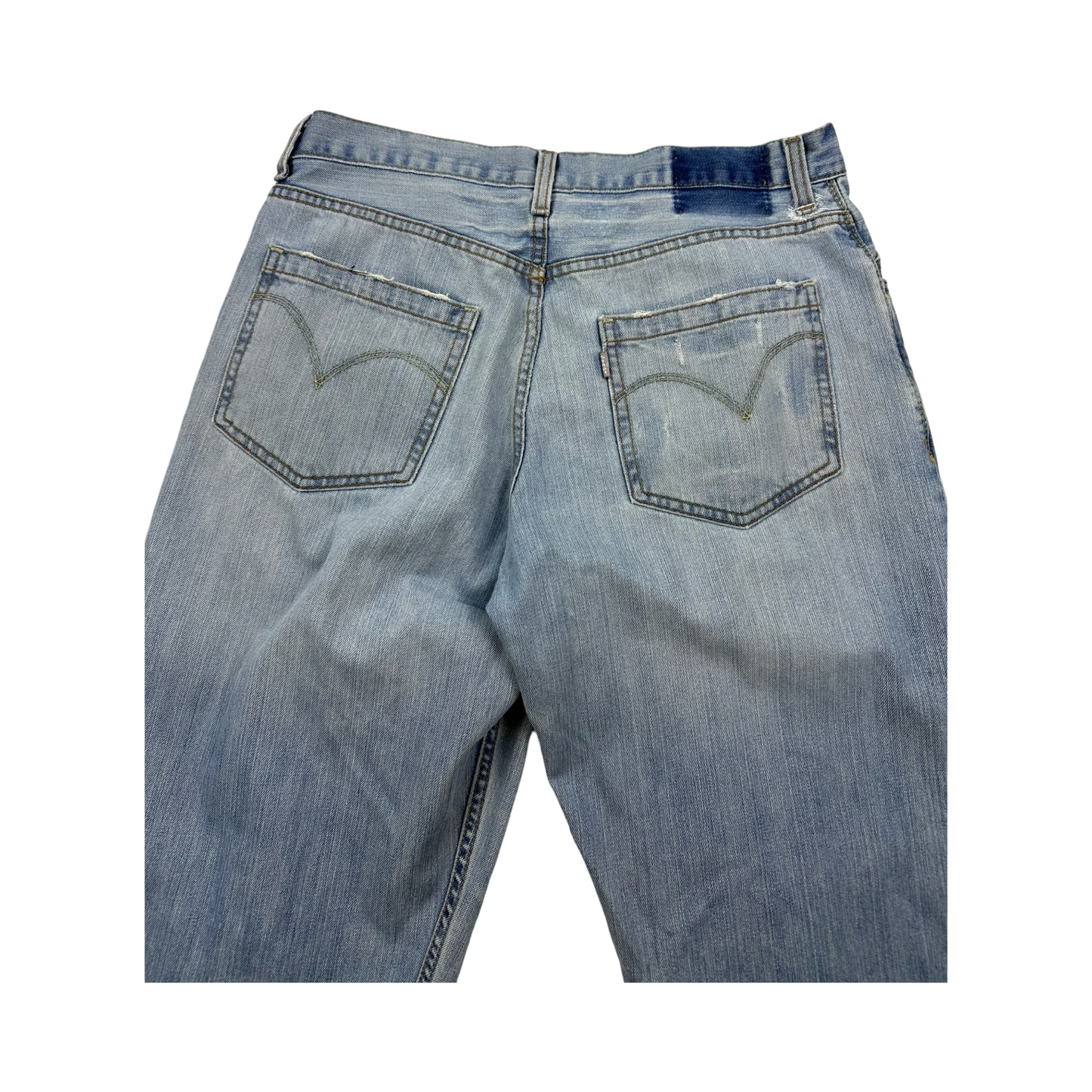 (34) Levi’s silver tabs light wash denim jeans